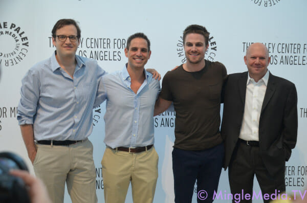 Andrew, Greg, Stephen, Marc from the TV Show Arrow Premiering on the CW