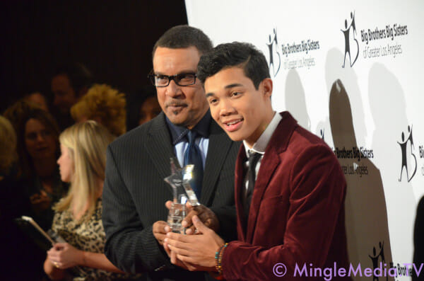 Roshon Fegan, actor, musical artist and producer, received the Rising Star Award