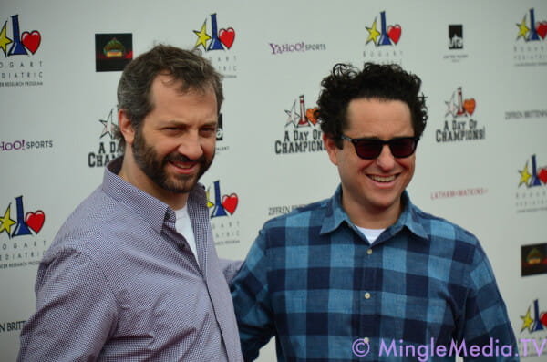 Judd Apatow & JJ Abrams at Yahoo! Sports "A Day Of Champions"