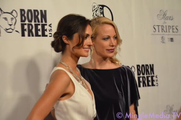 Katie Cleary and Alison Eastwood at the Stars for Stripes Benefit