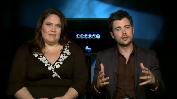 #RedCarpetReport Interview w/ Lorraine Bruce and Matt Long from ABC's #Lucky7 #Drama