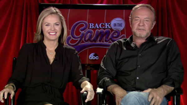 James Caan & @MaggieLawson from ABC's #BackintheGame