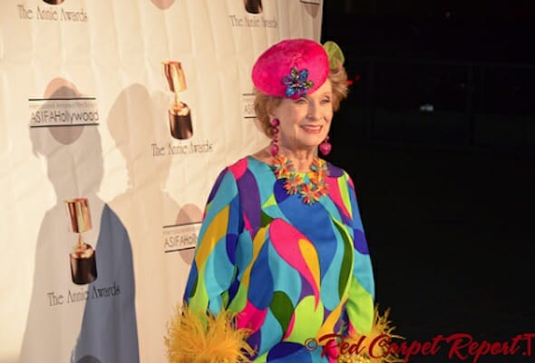 Cloris Leachman at Annie Awards