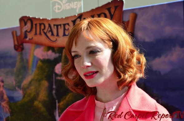Christina Hendricks at Disney's Pirate Fairy Red Carpet