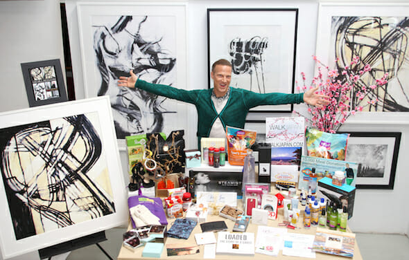 Distinctive Assets Founder - Lash Fary with $80K Everybody Wins Swag Bag for Oscar Nominees