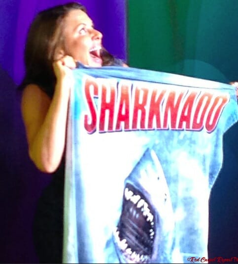 Kari Wuhrer starring in Sharknado 2