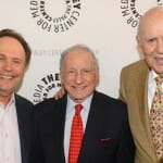 BEVERLY HILLS, CA - JULY 16 (L-R): Billy Crystal, Mel Brooks and Carl Reiner arrive at the Paley Center’s special evening honoring iconic comedian Sid Caesar, Mel Brooks, Carl Reiner & Friends Salute Sid Caesar, on July 16, 2014 at The Paley Center for Media in Beverly Hills, California. © Kevin Parry for The Paley Center for Media