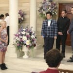 YOUNG & HUNGRY - "Young & Thirty (and Getting Married)" - Josh and Caroline's wedding is unexpectedly moved up and everyone is freaking out for very different reasons in the summer finale episode of ABC Family's original comedy "Young & Hungry," airing on Wednesday, August 27th at 8:00 p.m. ET/PT. (ABC FAMILY/Adam Taylor) EMILY OSMENT, REX LEE, TIM BAGLEY, JONATHAN SADOWSKI