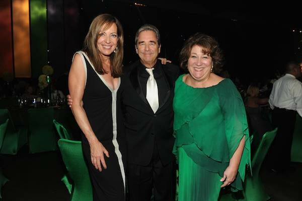 Allison Janney (Outstanding Guest Actress in a Drama Series, Masters of Sex), Beau Bridges (Masters of Sex), and Margo Martindale (The Americans / The MIllers) attend the Governors Ball at the Television Academy's Creative Arts Emmy Awards at the Nokia Theater L.A. LIVE on Saturday, Aug. 16, 2014, in Los Angeles. (Photo by Frank Micelotta/Invision for the Television Academy/AP Images)