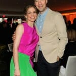 Nominees Anna Chlumsky, left, and Tony Hale attend the Television Academy's 66th Emmy Awards Performance Nominee Reception at the Pacific Design Center on Saturday, Aug. 23, 2014, in West Hollywood, Calif. (Photo by Frank Micelotta/Invision for the Television Academy/AP Images)