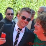 & Margo Martindale & Interactive Emmy Nominee Chris Hardwick at the 66th Creative Arts Emmy(R) Awards Red Carpet #Emmys #CreativeArtsEmmys