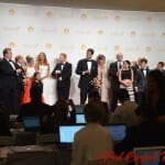 Cast of Modern Family in the 66th Emmy Awards Media Press Room