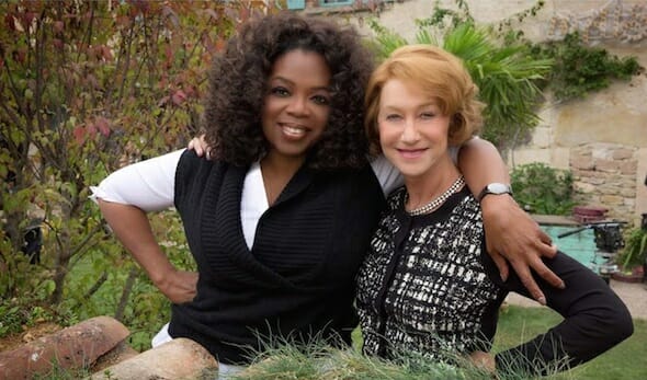 Oprah and Helen Mirren, The Hundred-Foot Journey