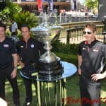 Simon Pagenaud, Hélio Castroneves & Will Power at the Verizon IndyCar Series Championship Media Event #INDYRIVALS
