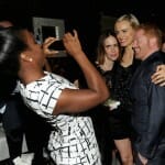 From left, nominees Uzo Aduba, Sarah Paulson, Taylor Schilling and Jesse Tyler Ferguson attend the Television Academy's 66th Emmy Awards Performance Nominee Reception at the Pacific Design Center on Saturday, Aug. 23, 2014, in West Hollywood, Calif. (Photo by Frank Micelotta/Invision for the Television Academy/AP Images)