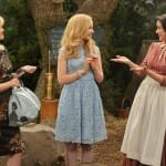 LIV AND MADDIE - "Moms-A-Rooney" - Maddie and Karen take part in a historical society's annual mother-daughter weekend of pioneer living. This new episode of "Liv and Maddie" airs FRIDAY, MARCH 16 (8:00 PM - 8:30 PM ET/PT), on Disney Channel. (DISNEY CHANNEL/Eric McCandless) DORIE BARTON, DOVE CAMERON, KALI ROCHA