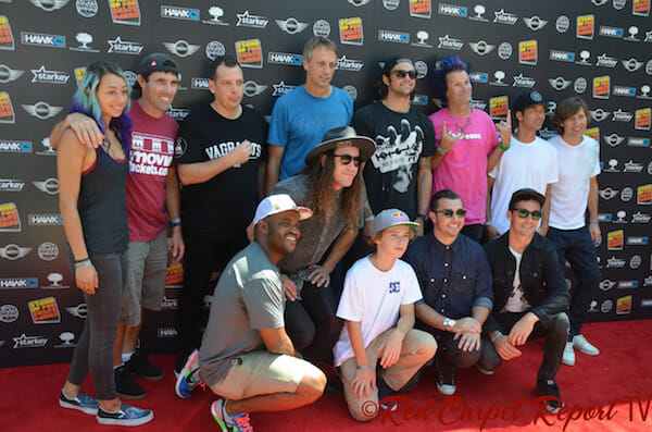 Tony Hawk & pro skaters at the 11th Annual Tony Hawk’s Stand Up For Skateparks Benefit #THF