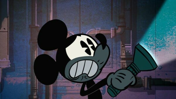 MICKEY MOUSE SHORTS - "Boiler Room" - Mickey's attempts to fix the plumbing in Minnie's apartment building are foiled by a monster living in her boiler room. This episode of "Mickey Mouse" airs Thursday, October 2 (8:25 PM ET/PT), on Disney Channel. (Disney Channel) MICKEY MOUSE