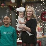 BABY DADDY - "It's A Wonderful Emma" - Ben channels his inner Scrooge as he detests everything that has to do with the holiday season - the shopping, the crowds, the tree trimming, even the pageant at Emma's daycare. Adding to his bad mood are Bonnie, Riley, Danny and Tucker, who are overflowing with cheer until Ben can't take it anymore and wishes there was no such thing as Christmas. But when his wish comes true and the holiday vanishes, he unwittingly erases Emma's existence and alters the course of everyone's lives. Can Ben get his loved ones to believe in Christmas and bring Emma back before it's too late? There is a whole lot of fate and more than a little Christmas magic in the "Baby Daddy" all-new holiday episode, airing Wednesday, December 10, 2014 (8:30-9:00 PM ET/PT). (ABC Family/Bruce Birmelin) TAHJ MOWRY, KAYLEIGH AND SURA HARRIS, MELISSA PETERMAN