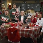BABY DADDY - "It's A Wonderful Emma" - Ben channels his inner Scrooge as he detests everything that has to do with the holiday season - the shopping, the crowds, the tree trimming, even the pageant at Emma's daycare. Adding to his bad mood are Bonnie, Riley, Danny and Tucker, who are overflowing with cheer until Ben can't take it anymore and wishes there was no such thing as Christmas. But when his wish comes true and the holiday vanishes, he unwittingly erases Emma's existence and alters the course of everyone's lives. Can Ben get his loved ones to believe in Christmas and bring Emma back before it's too late? There is a whole lot of fate and more than a little Christmas magic in the "Baby Daddy" all-new holiday episode, airing Wednesday, December 10, 2014 (8:30-9:00 PM ET/PT). (ABC Family/Bruce Birmelin) DEREK THELER, JEAN-LUC BILODEAU, KAYLEIGH AND SURA HARRIS, MELISSA PETERMAN, CHELSEA KANE, TAHJ MOWRY