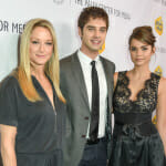 Teri Polo, David Lambert, and Maia Mitchell arrive at The Paley Center for Media’s 2014 LA Benefit Gala celebrating LGBT equality in media, presented by Honey Maid on Wednesday, November 12 at the Skirball Center.