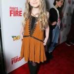 At the “Pants on Fire” premiere at the ArcLight in Hollywood on Tuesday night. The Disney XD Original Movie “Pants on Fire” premieres Sunday, November 9 at 7:00 PM on Disney XD