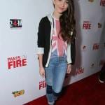 At the “Pants on Fire” premiere at the ArcLight in Hollywood on Tuesday night. The Disney XD Original Movie “Pants on Fire” premieres Sunday, November 9 at 7:00 PM on Disney XD