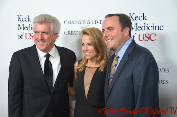 Sheryl Crow with guests at the USC Changing Lives and Creating Cures Gala