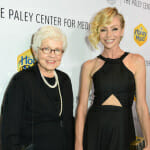 Betty DeGeneres and Portia de Rossi arrive at The Paley Center for Media’s 2014 LA Benefit Gala celebrating LGBT equality in media, presented by Honey Maid on Wednesday, November 12 at the Skirball Center.