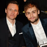 Zygi Kamasa (L) and Douglas Booth attend The Moet British Independent Film Awards 2014 at Old Billingsgate Market on December 7, 2014 in London, England. (Photo by David M. Benett/Getty Images for The Moet British Independent Film Awards)
