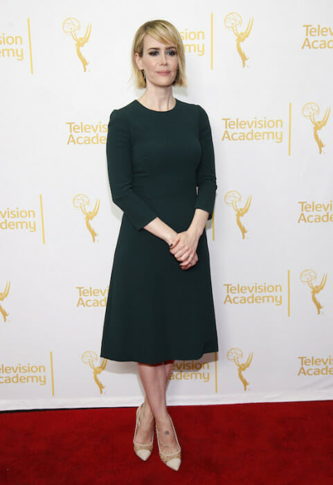 Sarah Paulson arrives for the Television Academy’s member event, “An Evening with the Women of American Horror Story,”