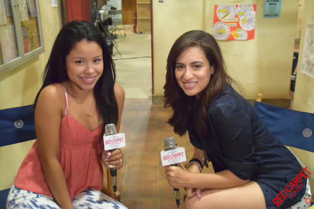 Cierra Ramirez & Carolina Bonetti on set of ABC Family's The Fosters Season 3 - DSC_0844