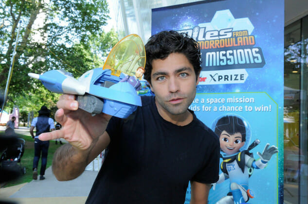 Voice actor Adrian Grenier at "Miles from Tomorrowland: Space Missions" at New York Hall of Science