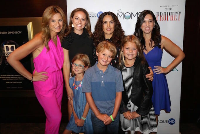 Salma Hayek, The Moms and Funoogles at screening of The Prophet Thursday, August 6, 2015 Photo Courtesy Fredy Mfuko/Mission 101 Productions and Eljay Aguillo/Why I Love New York City