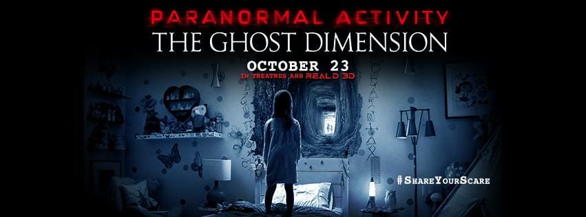 Paranormal Activity: The Ghost Dimension in exclusive theaters 10/23 Visit: WhereIsTheActivity.com