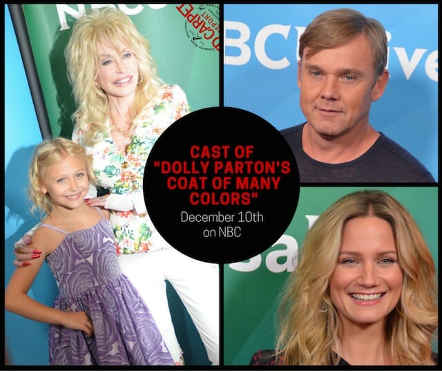 Dolly Parton's Coat Of Many Colors on NBC Thursday December 10th 9 PM