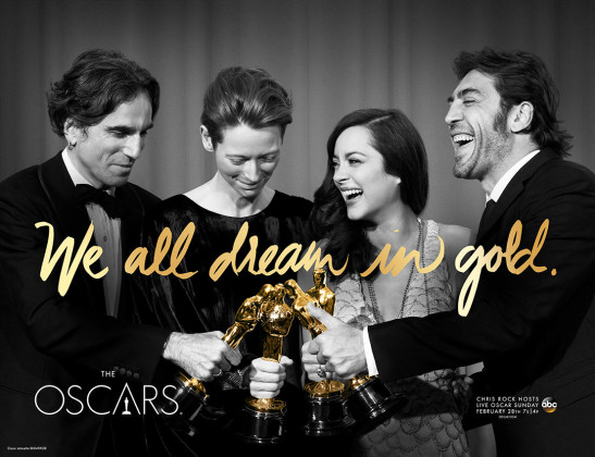 The 88th Oscars "We all dream in gold" Campaign