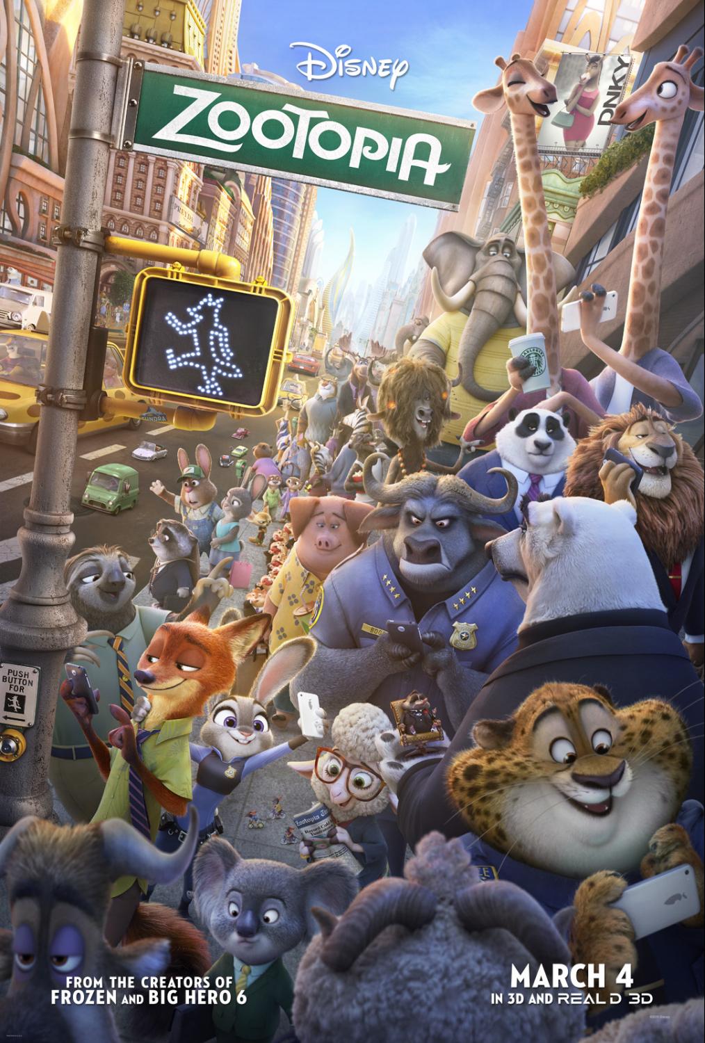“Zootopia” opens in theaters on March 4, 2016