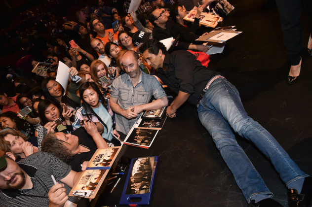 Cliff Curtis with fans at PaleyFest LA 2016 honoring Fear the Walking Dead, presented by The Paley Center for Media, at the Dolby Theatre on March 19, 2016 in Hollywood, California. © Rob Latour for the Paley Center