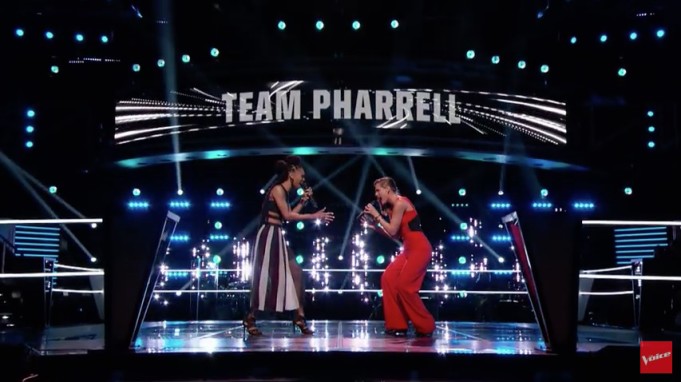 Roommates Hannah Huston and Maya Smith sing their hearts out in an emotionally charged battle to Sia's 