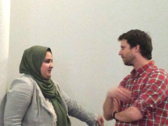 Lena Khan in conversation with Jon Heder of the Tiger Hunter