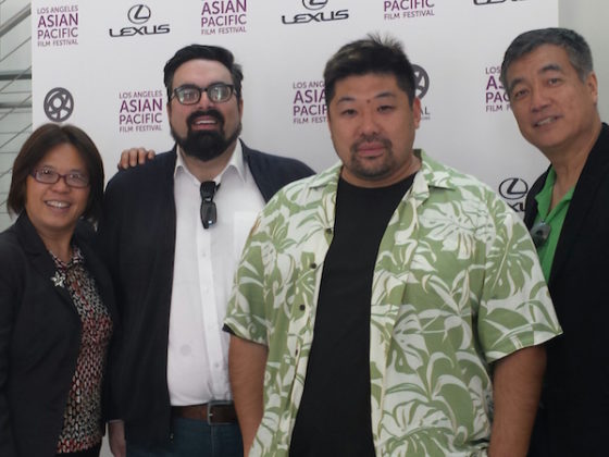 the team from Pali Road including Jonathan Lim and Doc Pedrolie #laapff