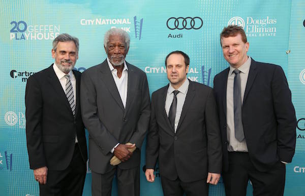 Randall Arney, Morgan Freeman, Jeff Skoll, Gil Cates Jr.