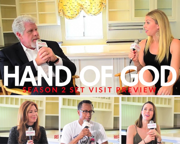 Season 2 of Hand of God Set Visit