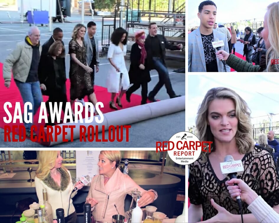 Countdown to 23rd Annual SAG Awards® Behind the Scenes Red Carpet Rollout, Cocktails, Nominee Interviews #SAGAwards #Video #Interviews