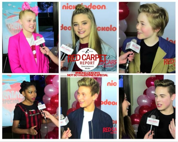 interviewed at Nickelodeon's Not So Valentine's Special preview party