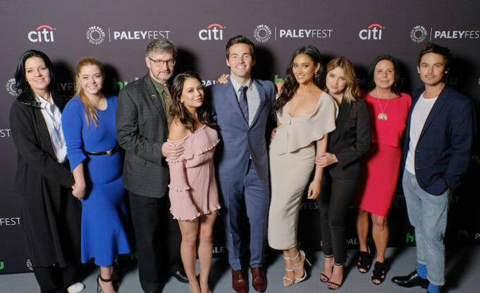 HOLLYWOOD, CA - MARCH 25: Cast and creatives of Pretty Little Liars at PaleyFest LA 2017 honoring Pretty Little Liars, presented by The Paley Center for Media, at the DOLBY THEATRE on March 25, 2017 in Hollywood, California. © Emily Kneeter for the Paley Center