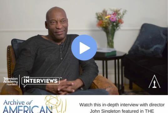 Director John Singleton featured in THE INTERVIEWS' first co-production with Academy of Motion Picture Arts and Sciences