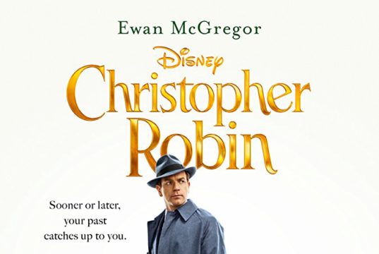 Ewan McGregor, Brad Garrett, Jim Cummings, and Nick Mohammed in Christopher Robin (2018)