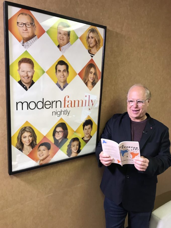 Emmy-winner Danny Zuker, Modern Family with new book “He Started It! My Twitter War With Trump” Photo credit: Liz H Kelly, Goody PR
